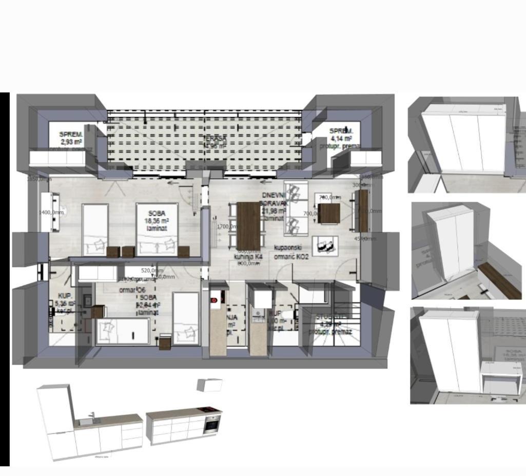 Villa Aquamarine Apartments Novalja Luaran gambar